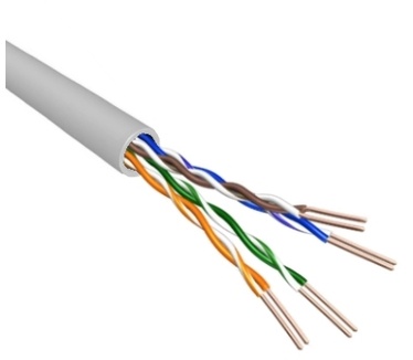 Eeconn Cat.6 U/UTP Kabel, Soepel, AWG24, LSZH, Licht Grijs, 500m