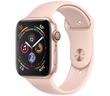 Apple Watch Series 4 (Sportbandje, 44mm) Goud (Roze)