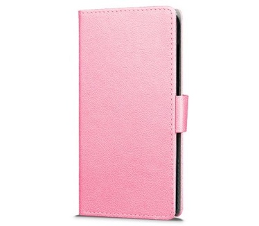 qMust Wiko Lenny 4 Wallet Case - hoesje met stand - Roze