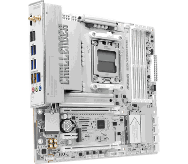 ASRock B850M Challenger WiFi White