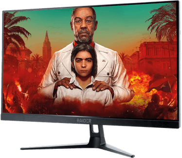 25" RAIDER-75Hz GAMING Zwart