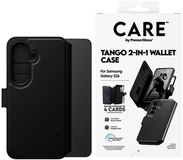 PanzerGlass CARE™ by PanzerGlass® Tango 2-in-1 Wallet Case w. Qi Samsung Galaxy S26