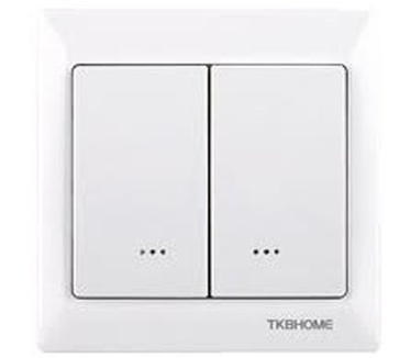 TKB Home Dubbele inbouw schakelaar