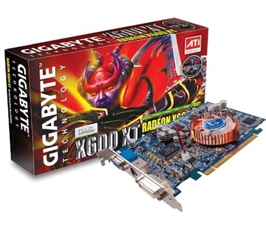 Gigabyte Radeon X600 XT 128MB DDR (PCIe, DVI), GV-RX60X128V