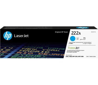 HP 222A originele cyaan LaserJet-tonercartridge