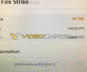 3DMark RTX 3060 Ti via VideoCardz