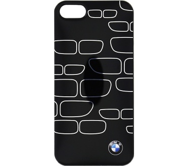 BMW Grille Patroon TPU Case voor Apple iPhone 5/5S/SE - Zwart/Zilver