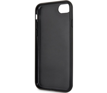 BMW Tricolor Stitches Leren Hard Case - iPhone 7/8 (4,7") - Zwart  Zwart