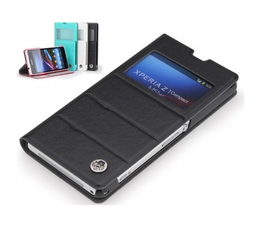 Rock Leather Case Sony Xperia Z1 Compact (EXCEL Serie black)