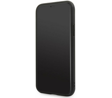 Mercedes-Benz AMG Leather Hard Case Apple iPhone 11 (6.1") Zwart Zwart