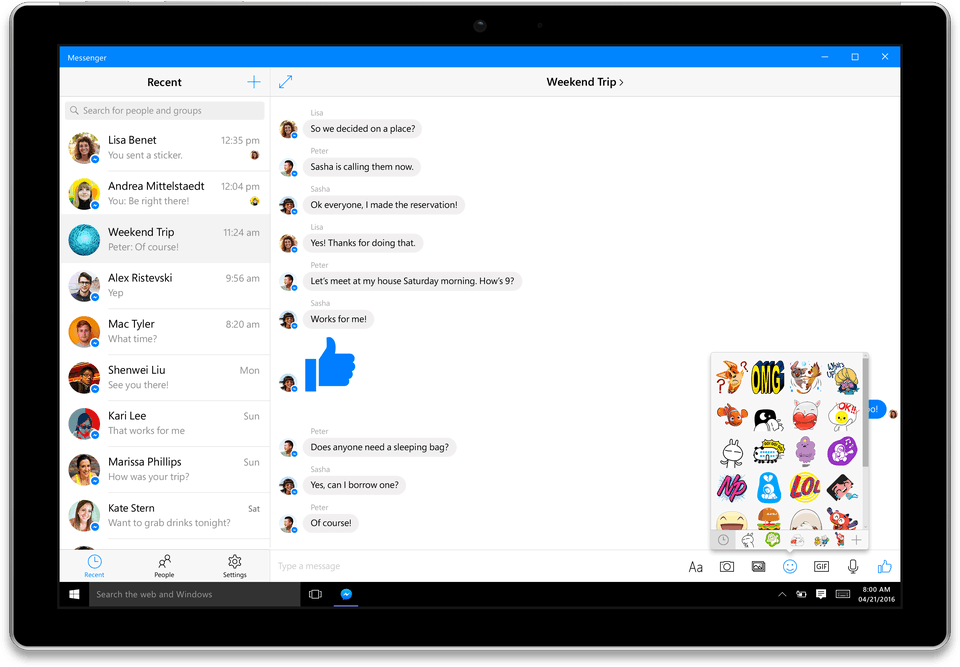 facebook brengt windows 10 apps uit