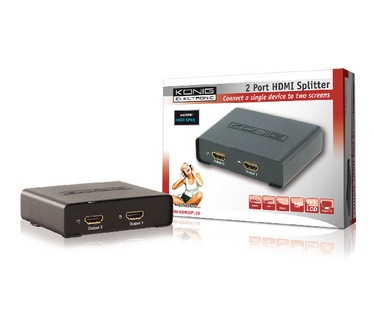 König KÖNIG 2 POORTS HDMI SPLITTER