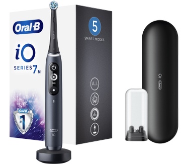 Oral-B Oral-B iO - 7n - Black Elektrische Tandenborstel Ontworpen Door Braun