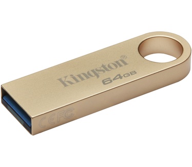 Kingston 64GB 220MB/s Metal USB 3.2 Gen 1 DataTraveler SE9 G3
