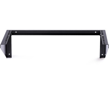 Startech.com 4U 19" Wandmonteerbare Verticale Rack Beugel, Switch/Patch Panel Rack Bracket voor Data/AV/IT/Computer, Verticale Muurbeugel, 3U Rack voor Cabinet en Server Ruimte, 81,6kg Draagvermogen