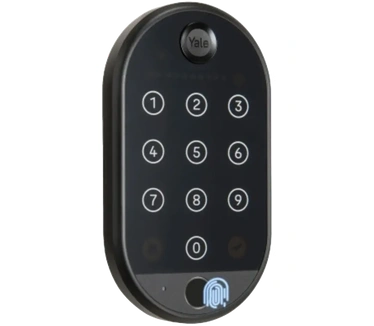 Yale - Smart Keypad 2 - Vingerafdruk - 05/303000/BL | Zwart | Werkt Samen met Slimme -apparaten | Sleutelloze Toegang | Persoonlijke Toegangscode | Toegang via Vingerafdruk | Verlicht Toetsenbord