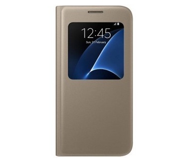 Samsung Galaxy S7 S-View Cover - EF-CG930PF - Gold