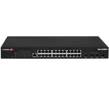 Edimax Switch 24x TGS-5428PLX 2.5GbE L2 Surveill.VLAN PoE+ - Switch