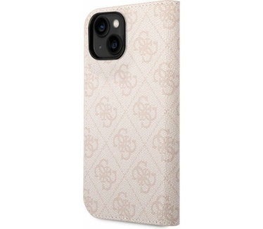Guess 4G Book Case voor Apple iPhone 14 Plus (6.7") - Roze Roze