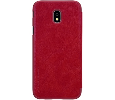 Nillkin Qin PU Leather Book Case Samsung Galaxy J3 (2017) - Rood Rood