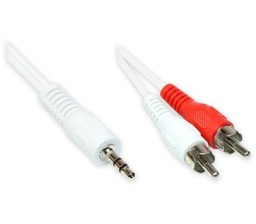 Alcasa 3.5mm - 2xRCA, 3m