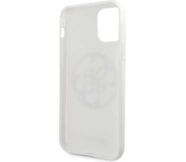 Guess Circle Glitter TPU Cover - iPhone 11 Pro Max (6.5'') - Wit  Wit
