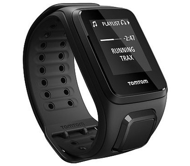 TomTom Spark Music Large Zwart (Paars, Zwart)