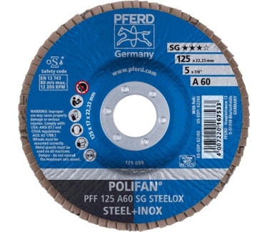 PFERD PFF 125 A 60 SG STEELOX