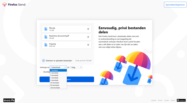 Firefox Send