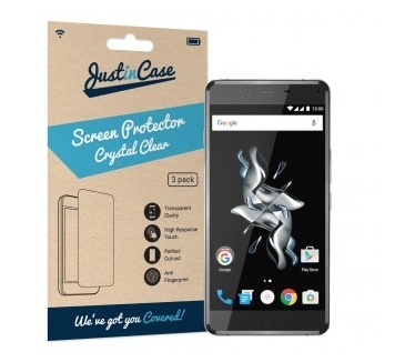 Just in Case Just in Case Screen Protector OnePlus X - 3 stuks - Crystal Clear