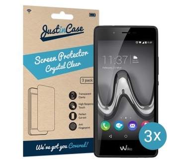 Just in Case Wiko Tommy Screenprotector - 3 stuks - Crystal Clear