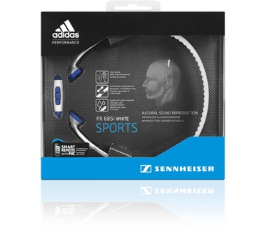 Sennheiser Sennheiser PX 685i Adidas Sports - Koptelefoon (wit) (Wit)