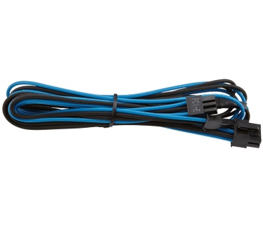 Corsair Premium Individually Sleeved PSU Cable Kit Starter Package, Type 4 (Generation 3) - Blauw/Zwart Blauw, Zwart