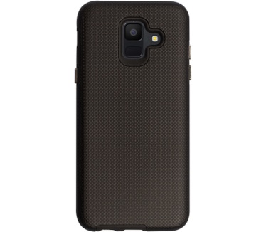 Mobiparts Rugged Tough Grip Case Samsung Galaxy A6 (2018) Black