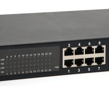 LevelOne 24-Port Gigabit PoE Switch, 802.3at/af PoE, 150W