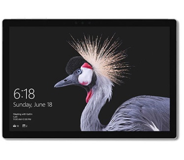 Microsoft Surface Pro (2017) Core i5, 8GB ram, 256GB ssd (zakelijk model) + kobaltblauwe Signature Type Cover (Qwerty IT) Zilver