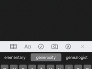 iOS 3: toetsenbord