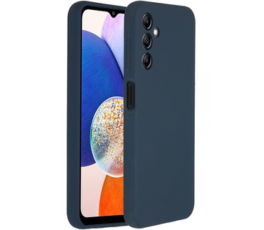 Accezz Liquid Silicone Backcover Samsung Galaxy A14 (5G) - Donkerblauw