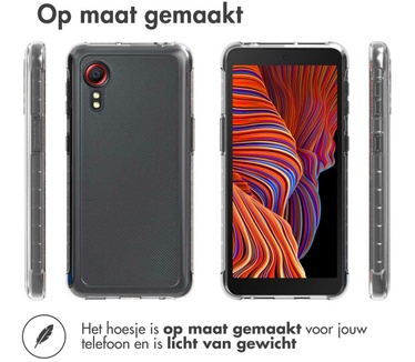 Accezz Clear Backcover Samsung Galaxy Xcover 5 - Transparant (Galaxy Xcover 5) Transparant