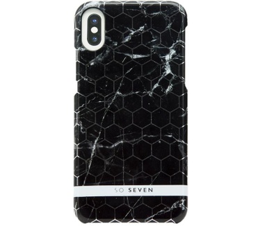 SoSeven So Seven Milan Hard Case - Apple iPhone X/XS (5.8") - Zwart  Zwart
