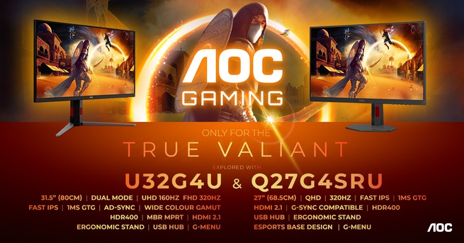 AOC U32G4U en Q27G4SRU
