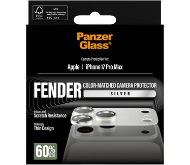 PanzerGlass PanzerGlass® Fender Camera Protector Silver iPhone 17 Pro Max