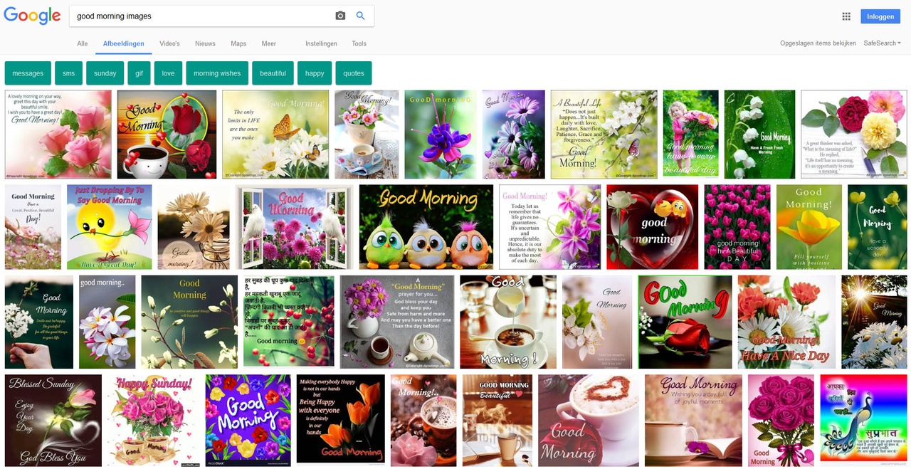 GOEDE MORGEN MORGEN | Powerpoint Greetje, image size:1280x659