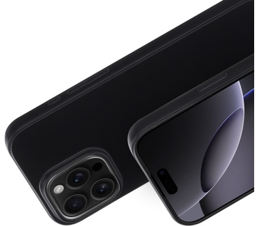 Mobiparts Classic TPU Case Apple iPhone 16 Pro Max Matt Black