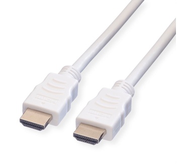 Value HDMI High Speed Cable met Ethernet M-M 7,5m Wit