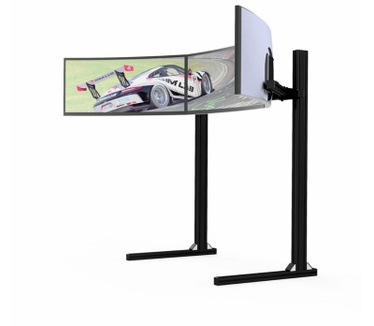 Sim-Lab Triple monitor mount (19" - 42"), VESA 100/200, Zwart
