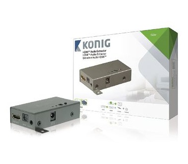 König HDMI Converter HDMI-Ingang - HDMI-Uitgang Antraciet (KNVEX3400)