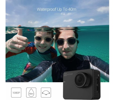 EZVIZ S2 Black Action Cam Zwart