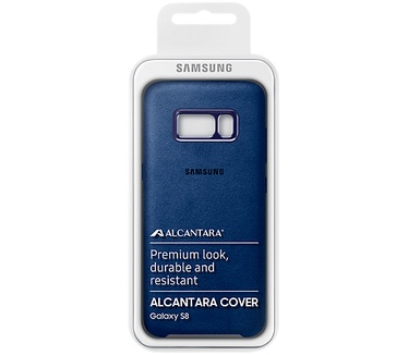 Samsung Galaxy S8 Alcantara Cover (Galaxy S8) Blauw