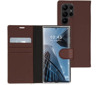 Accezz Wallet Softcase Bookcase Samsung Galaxy S23 Ultra - Bruin